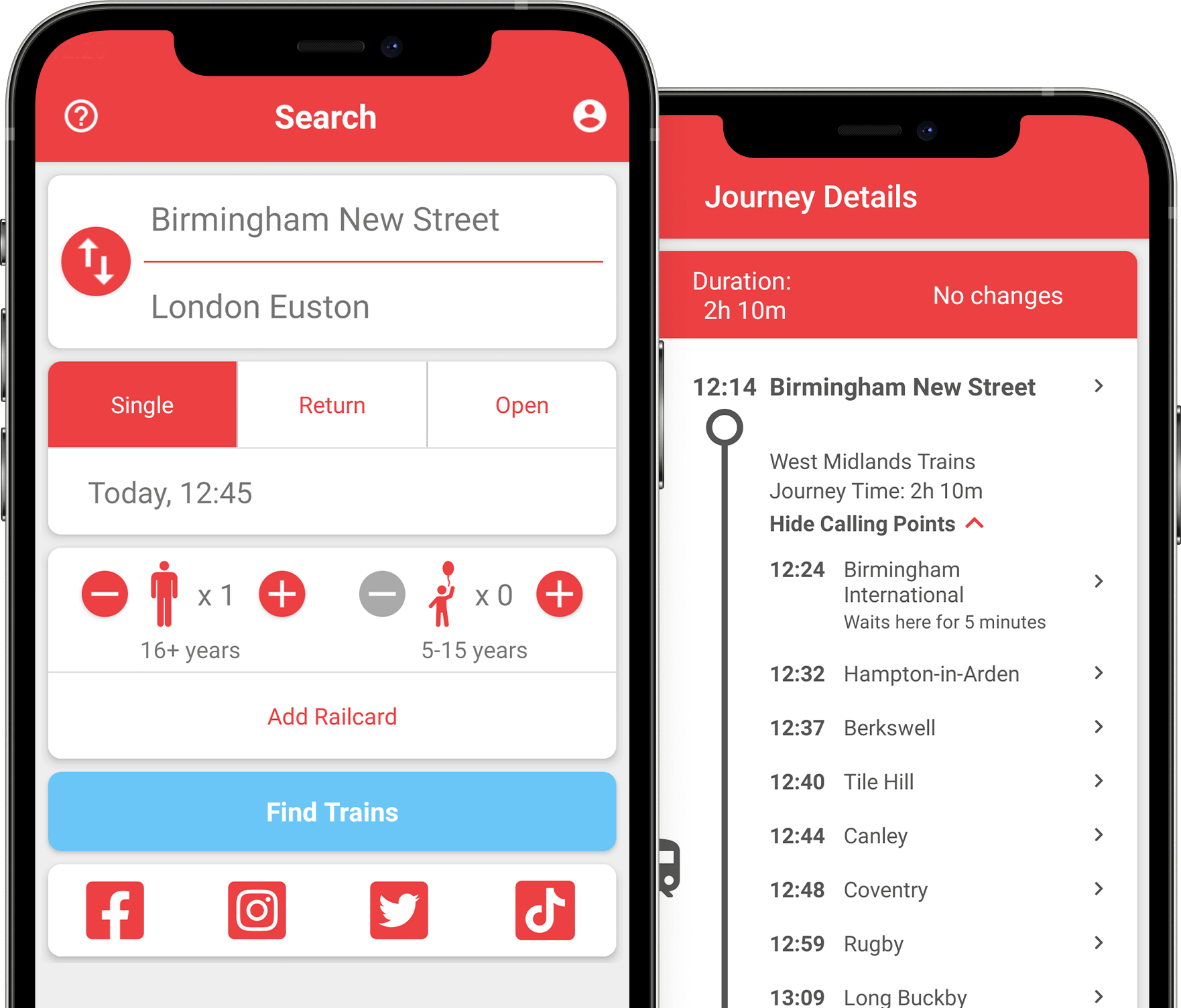 Examples of Mobile App Interface